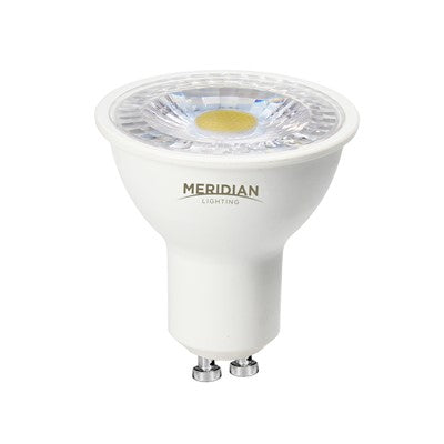 Meridian 5W GU10 Smd Plas Full Face 470Lm Cool White 6500