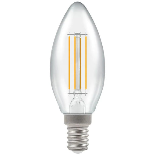 Crompton LED Candle Filament Dimmable Clear 5W 2700K SES-E14