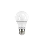 Integral Globe GLS Bulb 5.5W 2700K 470Lm E27 Dimmable 240d B.Angle Opal