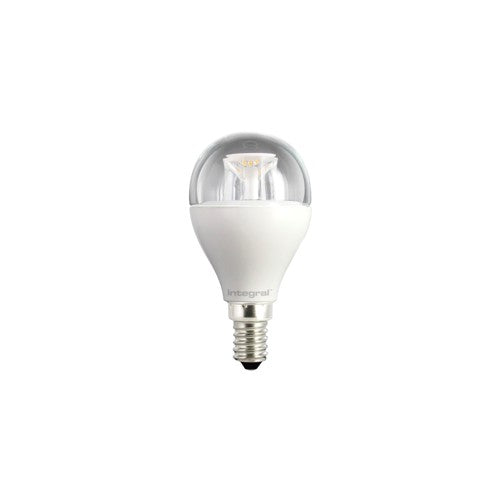 Integral MINI GLOBE 5.6W 2700K 470lm E14 Dimm 210d B.Angle Clear