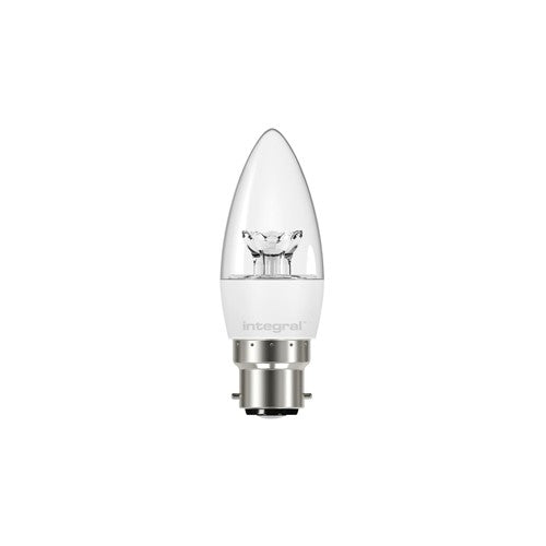 Integral Candle Bulb B22 500Lm 5.4W