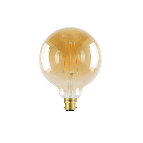 INTEGRAL GLOBE 125MM B22 5W 1800K 380LM DIMMABLE AMBER 300