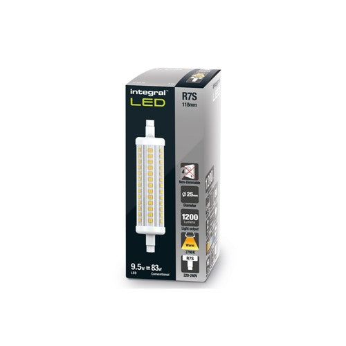 Integral LED R7S 1250LM 9.5W 4000K Non-Dimmable