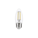 INTEGRAL OMNI FILAMENT CANDLE BULB E27 470LM 4.2W 4000K DIMMABLE 320 BEAM CLEAR FULL GLASS