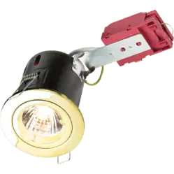 Knightbridge 230V 50W Fixed IC Rated Fire- Rated GU10 Downlight