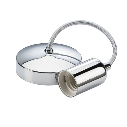 Knightbridge E27 Pendant Set 6" - Polished Chrome