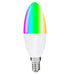 Homeflow Wi-Fi RGB + C/W Dimmable Smart Bulb 2700K-6500K 9W CANDLE E14