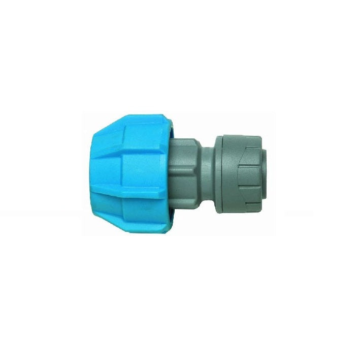 Polypipe MDPE Polyfast Adaptor 15mm X 25mm Cold Water Only - PB422515