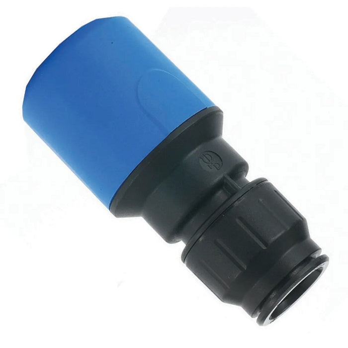 Embrass Peerless 25mm - 22mm JG Speedfit Blue MDPE Coupler PE to Copper