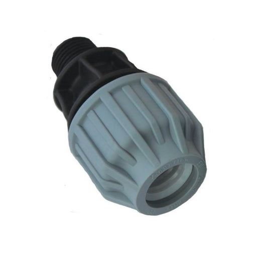 Aquaflow 32mm X 1" MDPE Water Pipe Male Coupling