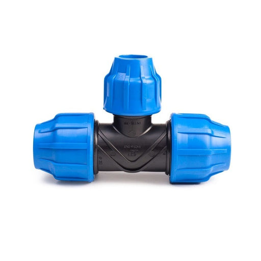 Aquaflow 32mm X 25mm X 32mm MDPE Water Pipe Reducing Tee