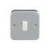 Knightsbridge Metal Clad 10AX 1G 2-Way Switch