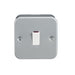 Knightsbridge Metal Clad 20A 1G DP Switch