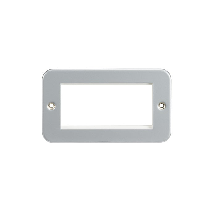 Knightsbridge Metal Clad 4G Modular Faceplate