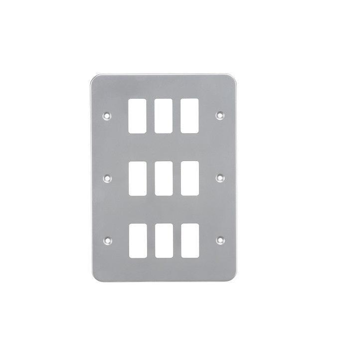 Knightsbridge Metal Clad 9G Grid Faceplate