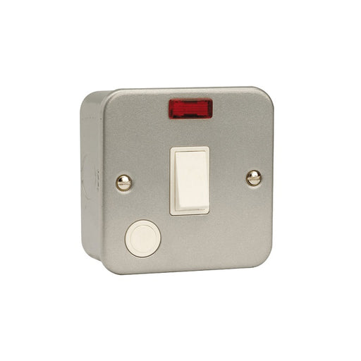 Click Mode 1G 20A DP Plate Switch With Neon and Optional Flex Outlet Insert