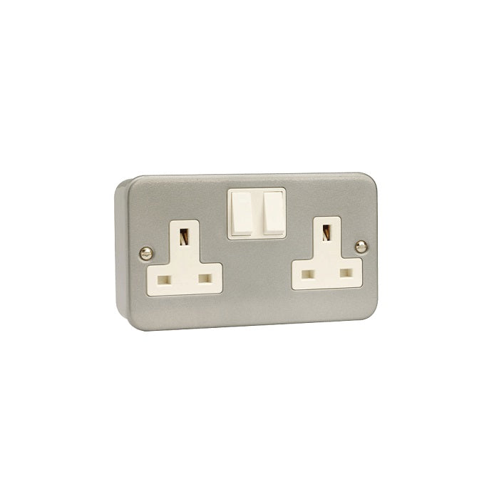 Click Mode 13A 2 Gang DP Switched Socket Outlet