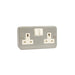 Click Mode 13A 2 Gang DP Switched Socket Outlet