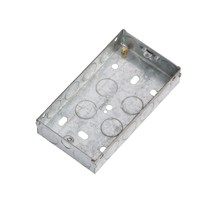 Thrion 2G 47mm Galvanised Metal Back Box