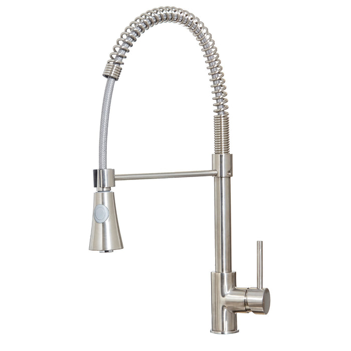 Scudo Tirare Kitchen Tap – Brushed Nickel