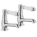 Fresssh Ali Bath Pillar Taps Chrome Pair