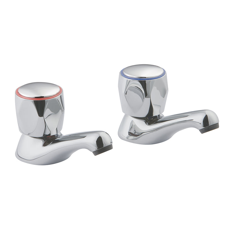 Taurus Bath Taps - Pair - Chrome