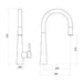 Trisen TK009 Jema Kitchen Mixer with Pullout