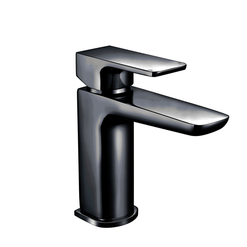 Scudo Muro Basin Mono Mixer - Black