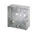 Click Mode 1G 25mm Galvanised Metal Back Box