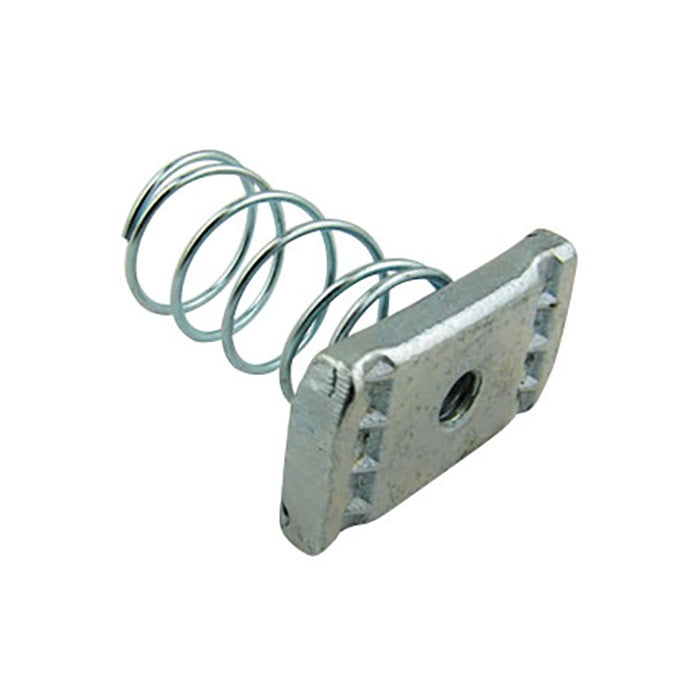 M10 Long Spring Channel Nuts BZP