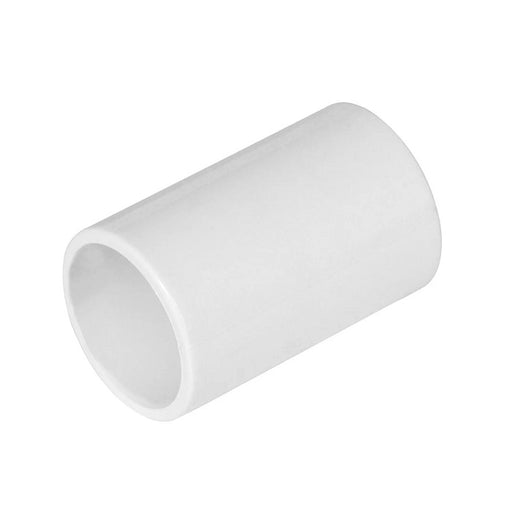 Aquaflow 22mm Overflow White Straight Coupling