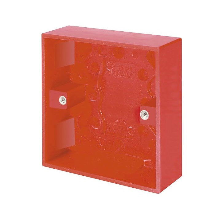 Click Mode 1G 25mm Pattress Box Red