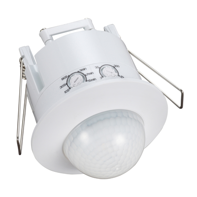 360 RECESSED 12M PIR IP20 WHITE