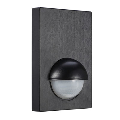 180 PIR WALL 12M IP44 BLACK