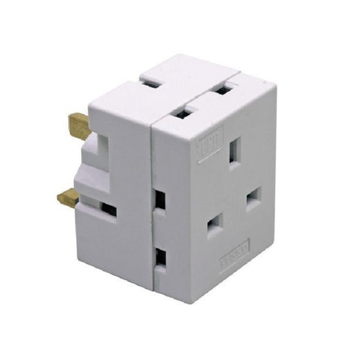 ADAPTOR 3WAY 3PIN FUSED