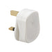 Knightsbridge 13A Plug Top with 5A Fuse - White