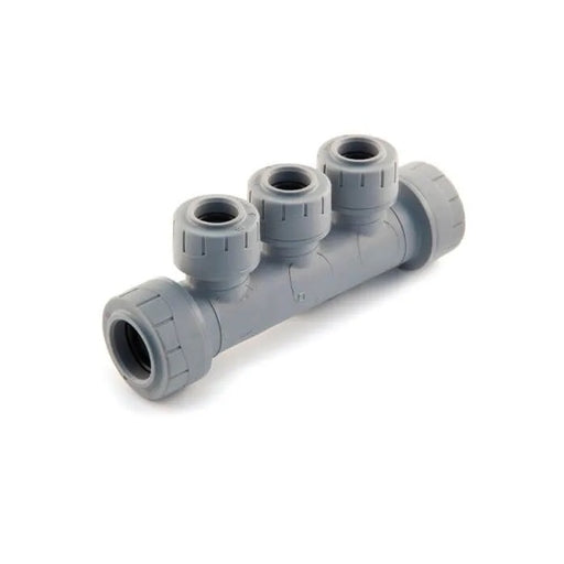 PolyPlumb Manifold Double Socket 22 X 15mm, 3 Port