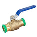 54mm Pegasus PressFit Lever Ball Valve - Blue Handle
