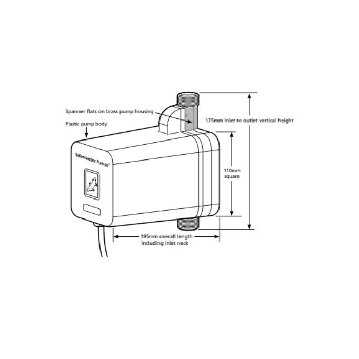 Salamander HomeBoost 1.6 Bar Mains Booster Pump