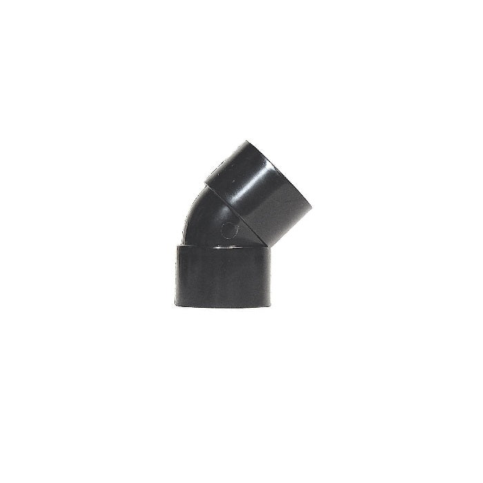 AQUAFLOW 40MM BEND 135d - BLACK