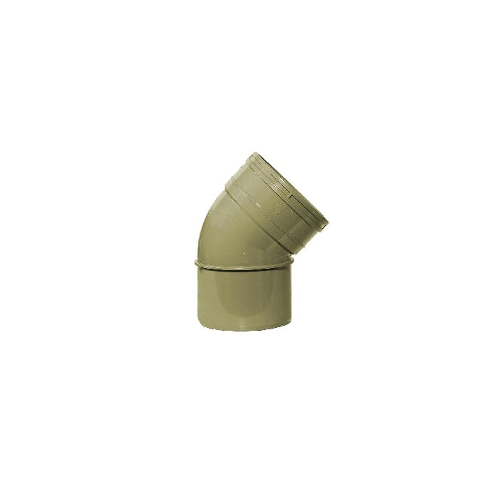 AQUAFLOW 32MM SPIGOT BEND 45d - GREY