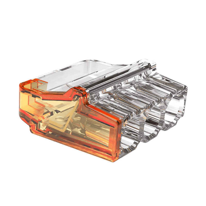 Q-NECT 24A 450V 3 Port Push-In Wire Connector - Pack of 100