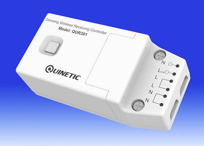 Quinetic QUR301 1A dimmable wireless receiver – manufacturer-linked supplier product image
