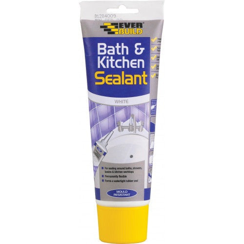 Everbuild Bath & Kitchen Sealant Squeeze 200ml
