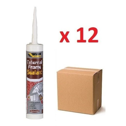 Everbuild External Frame Sealant 290ml Brown - Box of 12