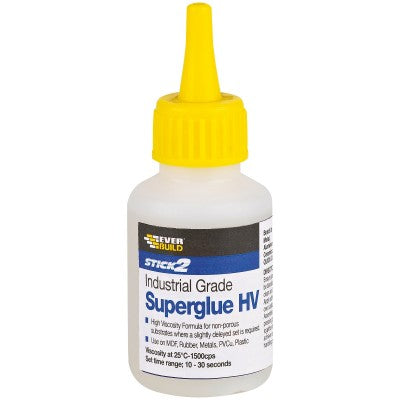 Everbuild Industrial Superglue HV High Viscosity 50g
