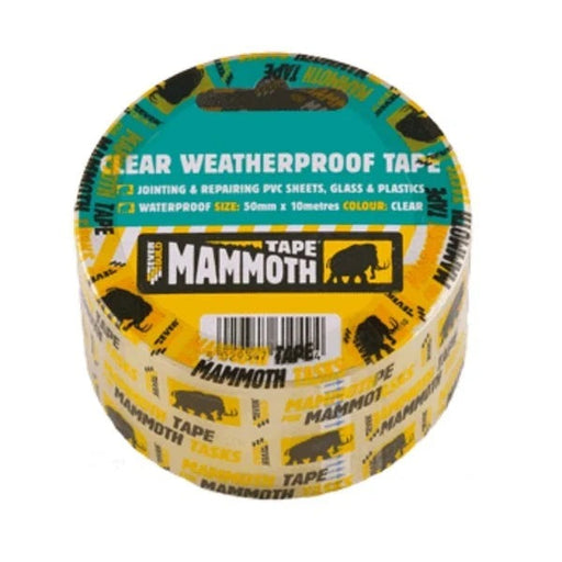 Mammoth Clear Weatherproof Tape 33M
