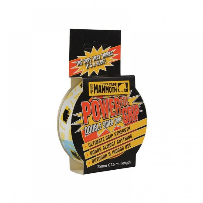 Everbuild Mammoth Power Grip Dbl Sided Tape 25mm