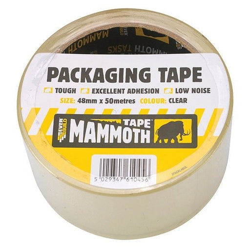 Everbuild Mammoth Packaging Tape Clear 48mm 50M