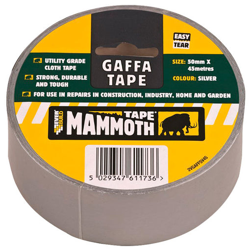 Mammoth 45m Gaffa Tape 50mm Silver